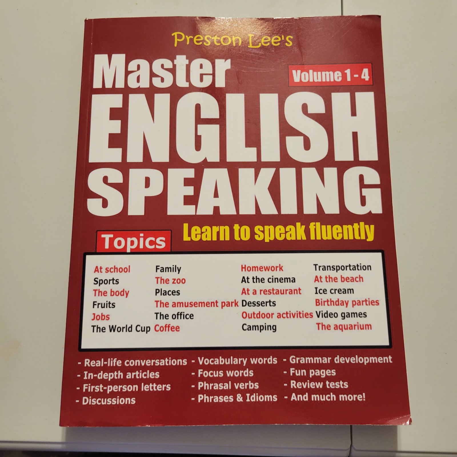 Preston Lee's Master English Speaking Volume 1 - 4 Paperback