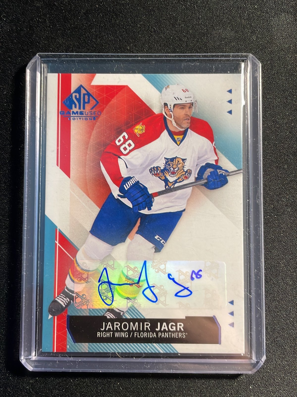 Jaromir jagr SP autograph