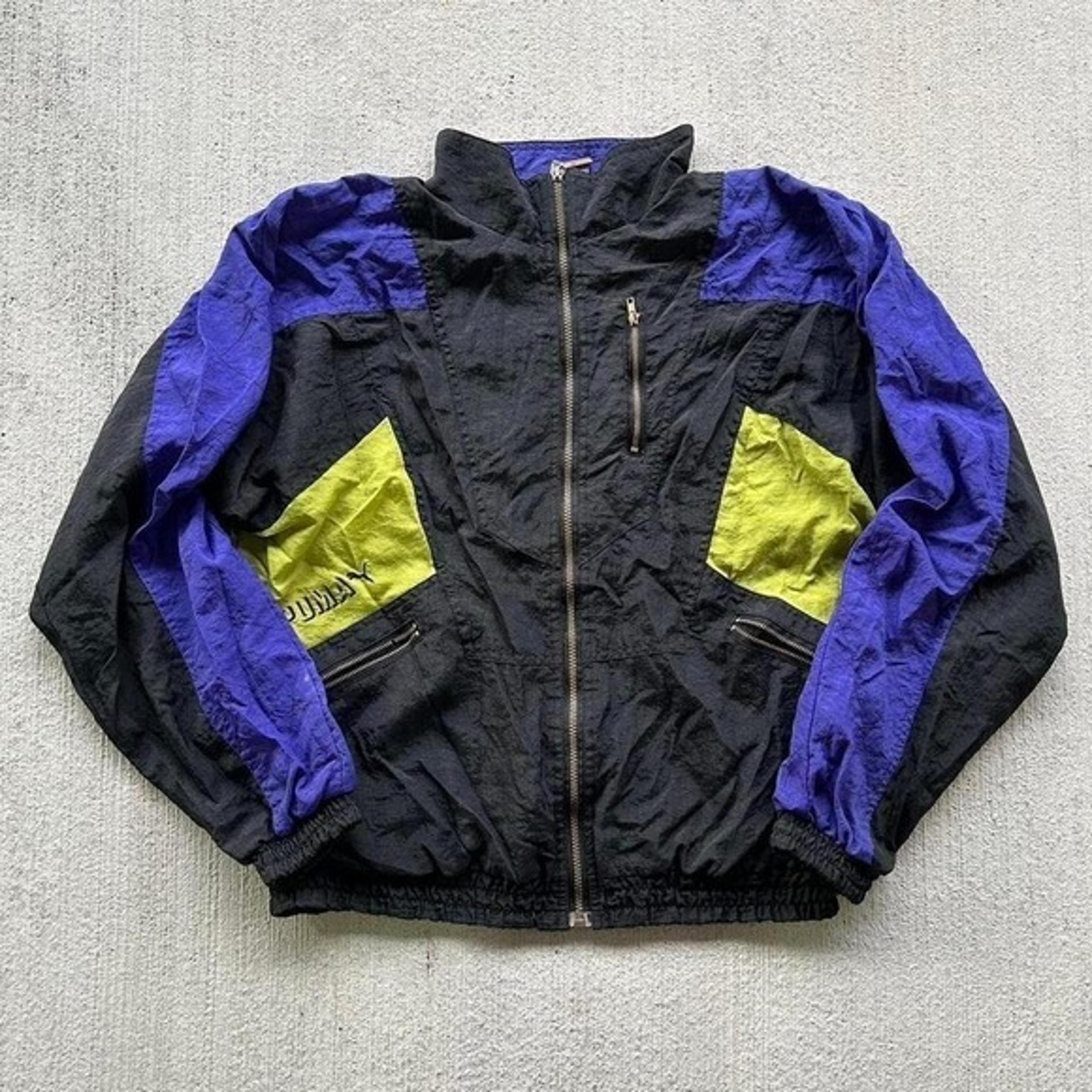 Vintage Puma Windbreaker 90's Jacket Men Size M