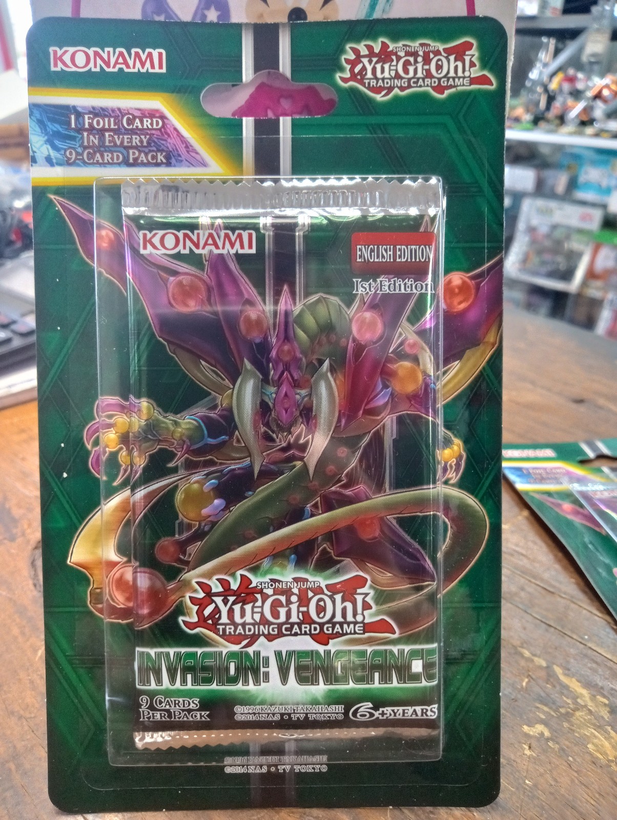 2014 Yu-Gi-Oh invasion vengeance English edition first edition booster pack Fact