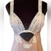 Vassarette Vintage 80s Barbie Pink Coquette Floral Lace Lingerie Slip Dress