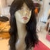 100% Human Hair w Bangs