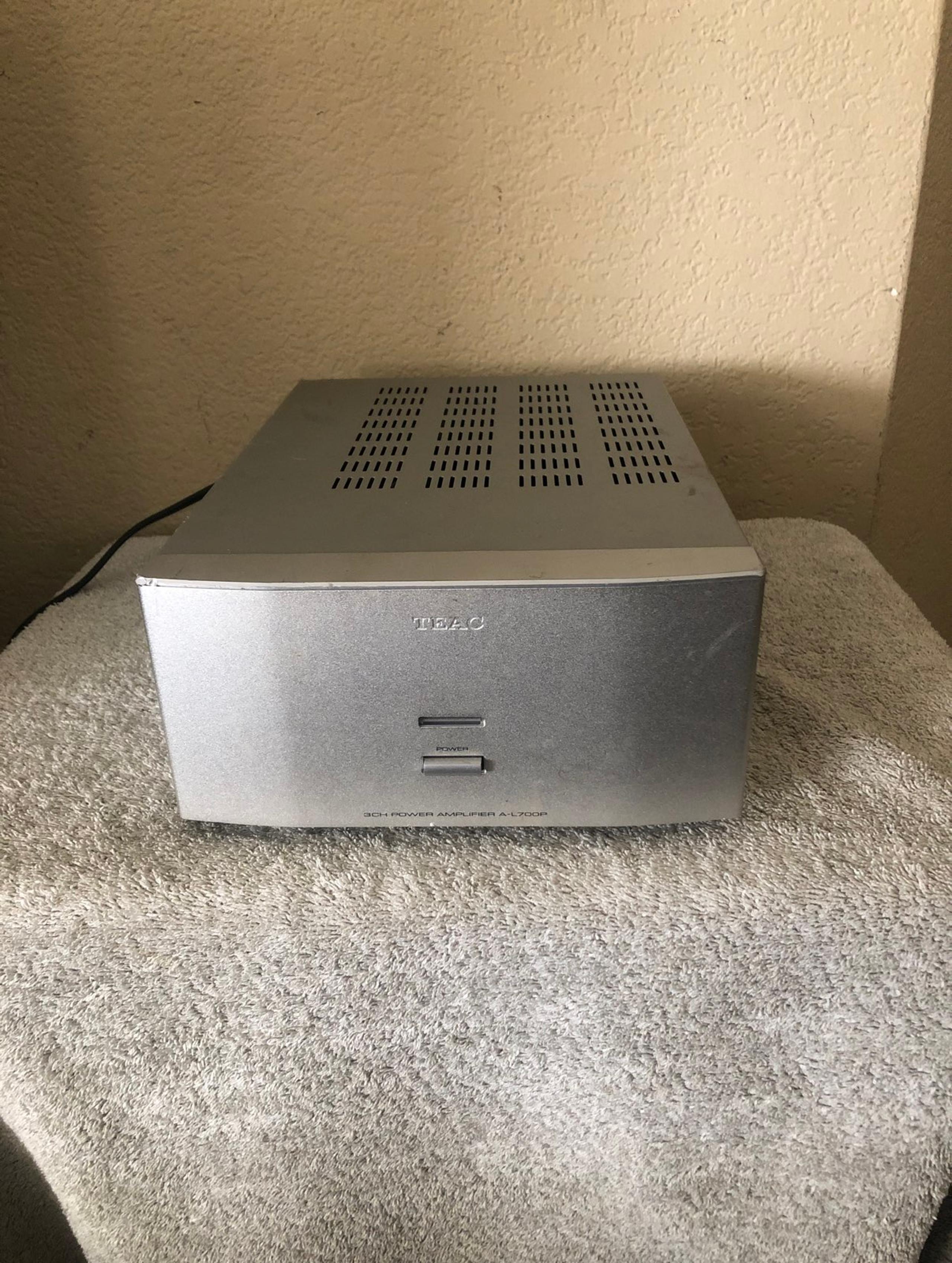 Teac A-L700P Reference 3 Channel Power Amplifier AS IS.