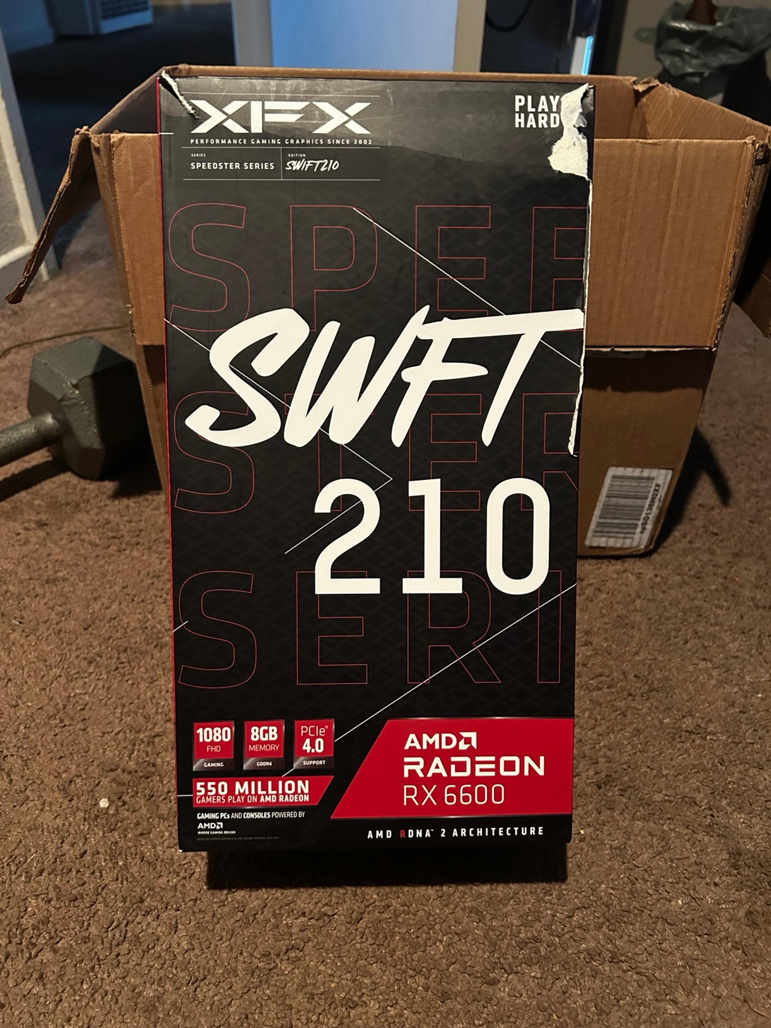 XFX Speedster Swift 210 AMD Radeon RX 6600 XT 8GB GDDR6