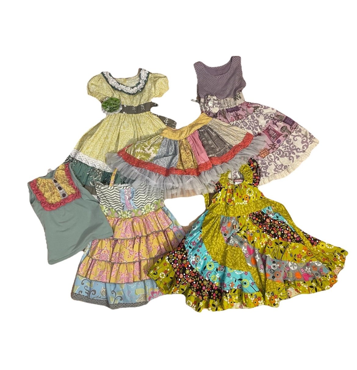 Lot Of Boutique Dresses Toddler 18 Months To Size 4 Free Spirit Boho Free Range