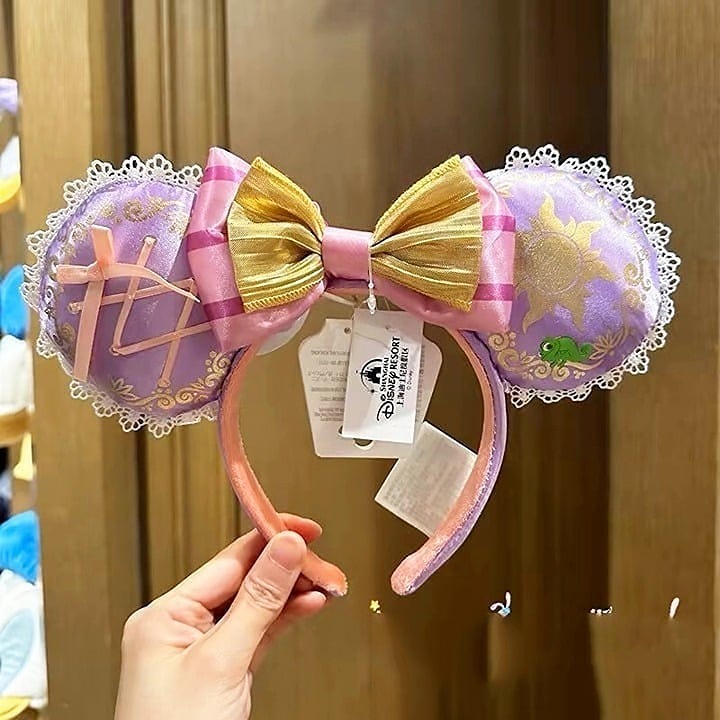 Disney Parks Rapunzel Tangled Pascal Mickey Mouse Ears Minnie Headband 2024 US,
