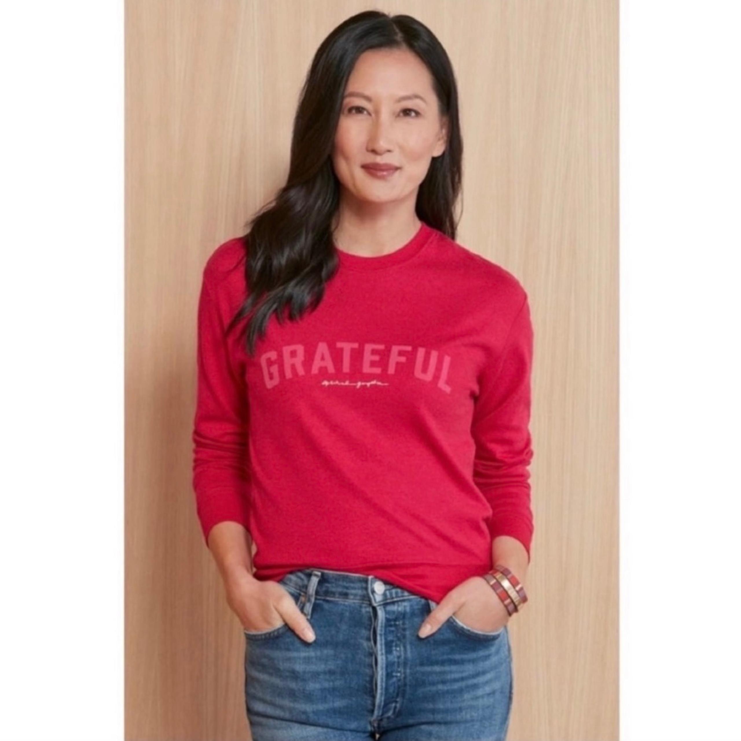 SPIRITUAL GANGSTER Grateful Savasana Crewneck Sweater