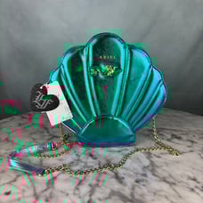 Rare Loungefly Little Mermaid Teal Shell Purse