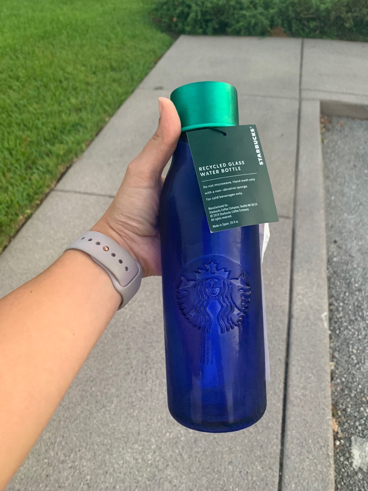 2020 Glass starbucks water bottle