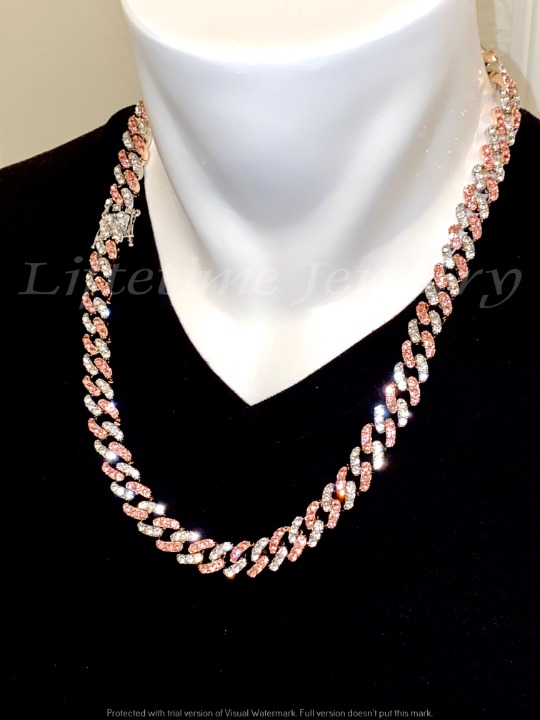 Two-tone Miami Cuban link chain
