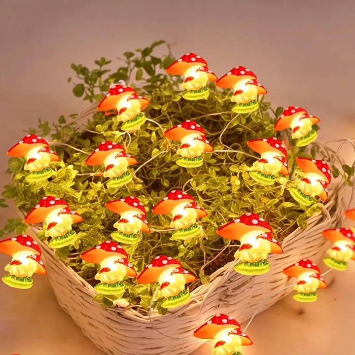 Mushroom Lights Cottagecore Room Decor - 10FT 30LEDs