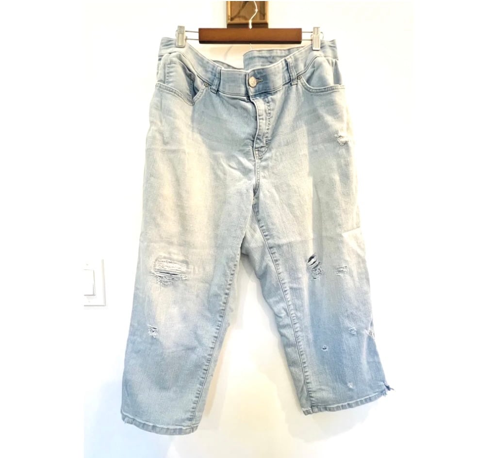 Terra & sky cropped boyfriend clearance