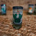 Mexican Hand Blown Frosted Tequila Bottle & 6 Shot Glasses Hand Painted Set