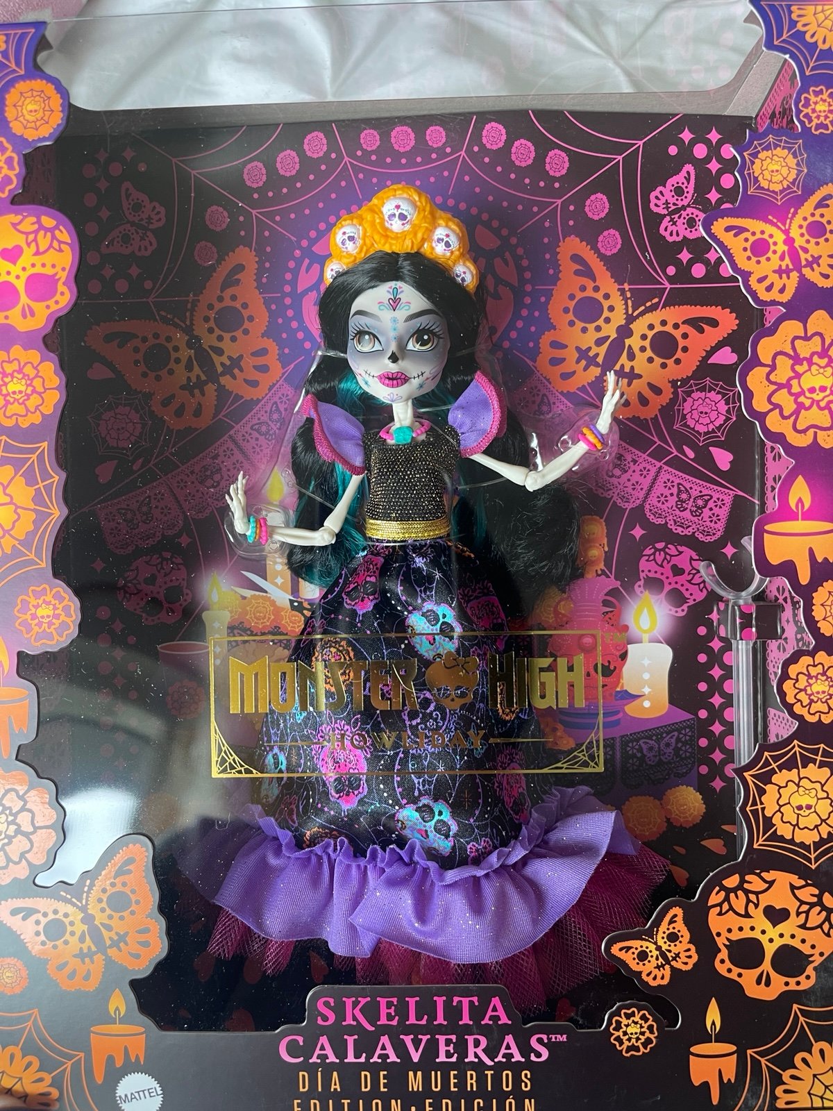 NIB Monster High Skelita Calaveras Dia de Muertos