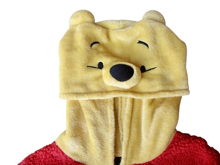 Winnie the Pooh Costume Adult Size Small 1-Piece Yellow & Red Suit • Cosplay • H