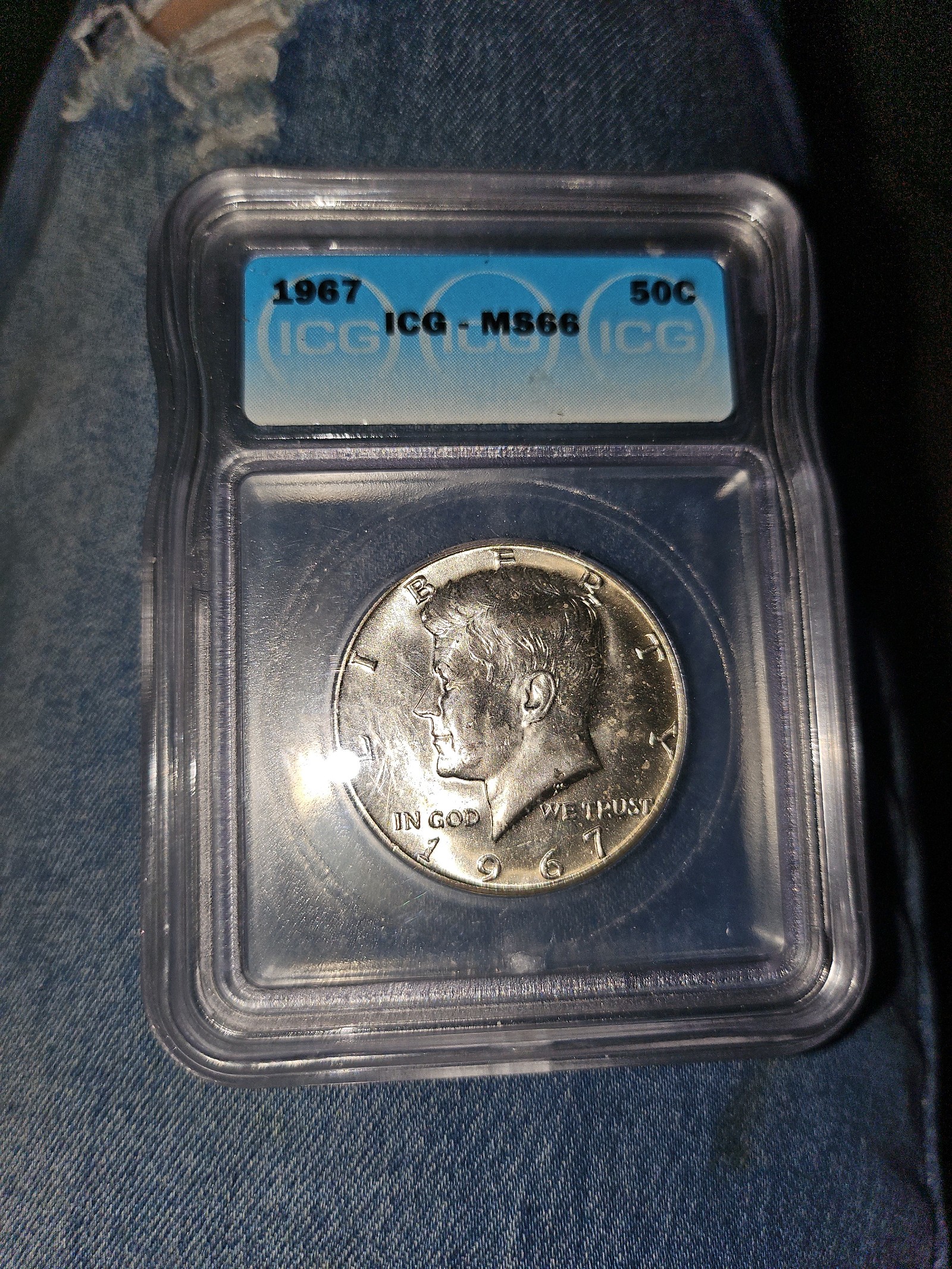 United states 1964 kennedy half dollar
