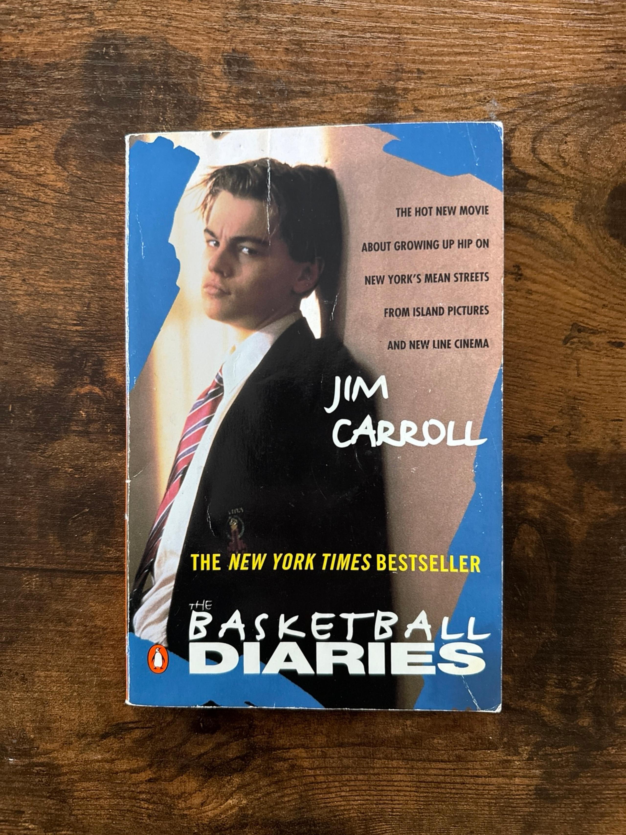 The Basketball Diaries book (DiCaprio movie tie-in version, OOP, by Jim Carroll)