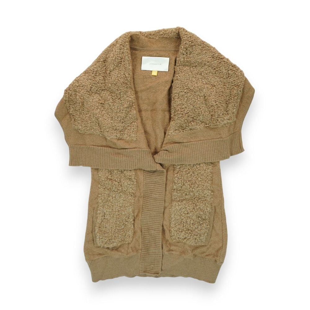 LEIFSDOTTIR Women's Baby Alpaca Sweater Size XS Wool / Silk Brown MSRP 228