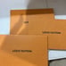 LV box and shopping bags and 4 receipts envelopes in good condition