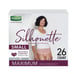Depend Silhouette Incontinence & Postpartum Underwear Maximum Absorbency 4Pk