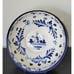 Vintage Ceramic Delft Holland Blue White Round Articulated Hearts Windmill