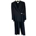 David Warren 8 chic black blazer + matching pants suit