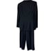 David Warren 8 chic black blazer + matching pants suit
