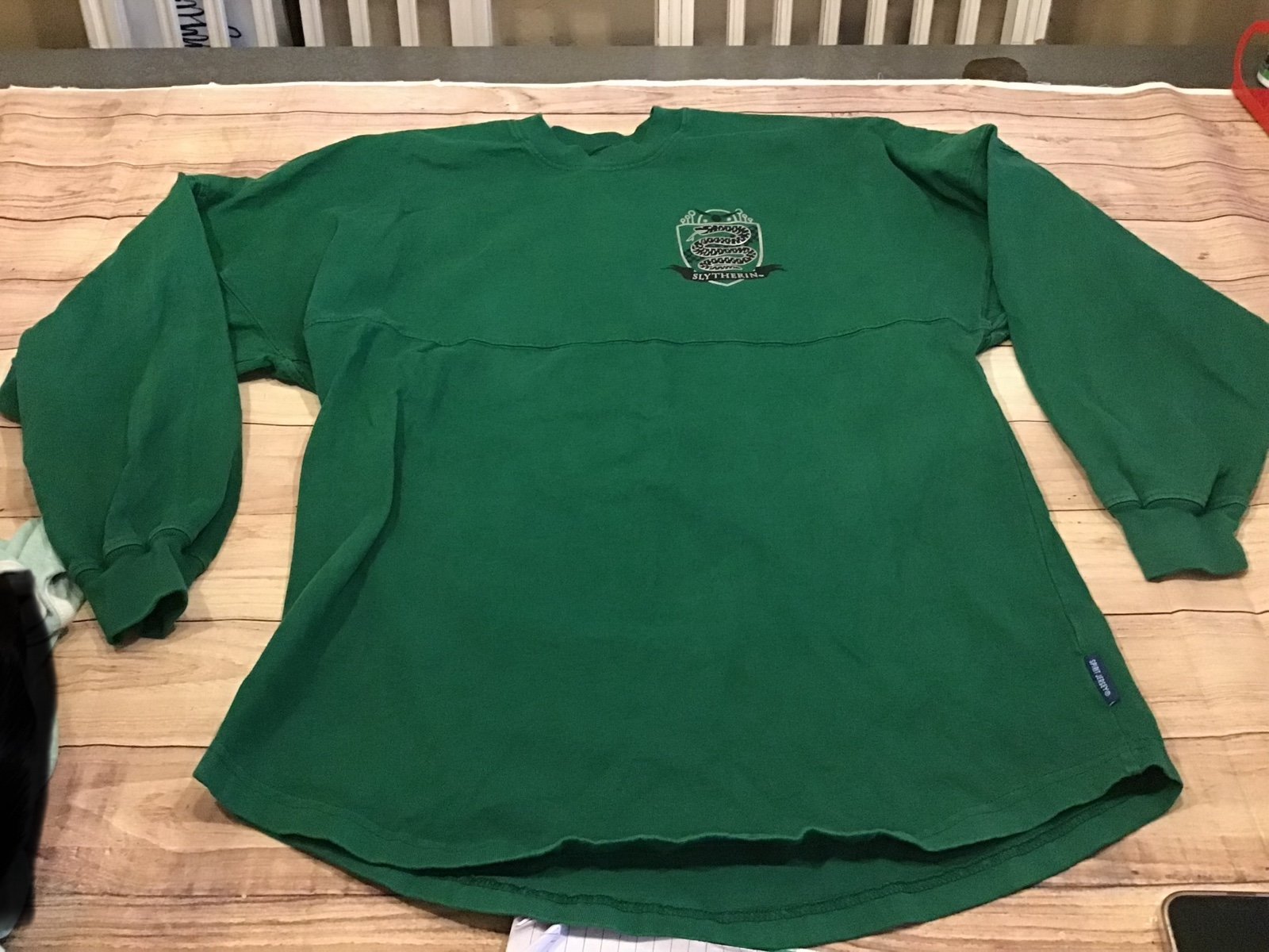 Harry Potter universal studios slytherin spirit jersey size small