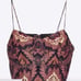 Isabel Marant Embroidered Crop Top Copper size 8