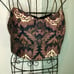 Isabel Marant Embroidered Crop Top Copper size 8