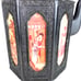 Octagon Teapot Kettle Chinese Metal 7 Glass Panel Inserts Pictures