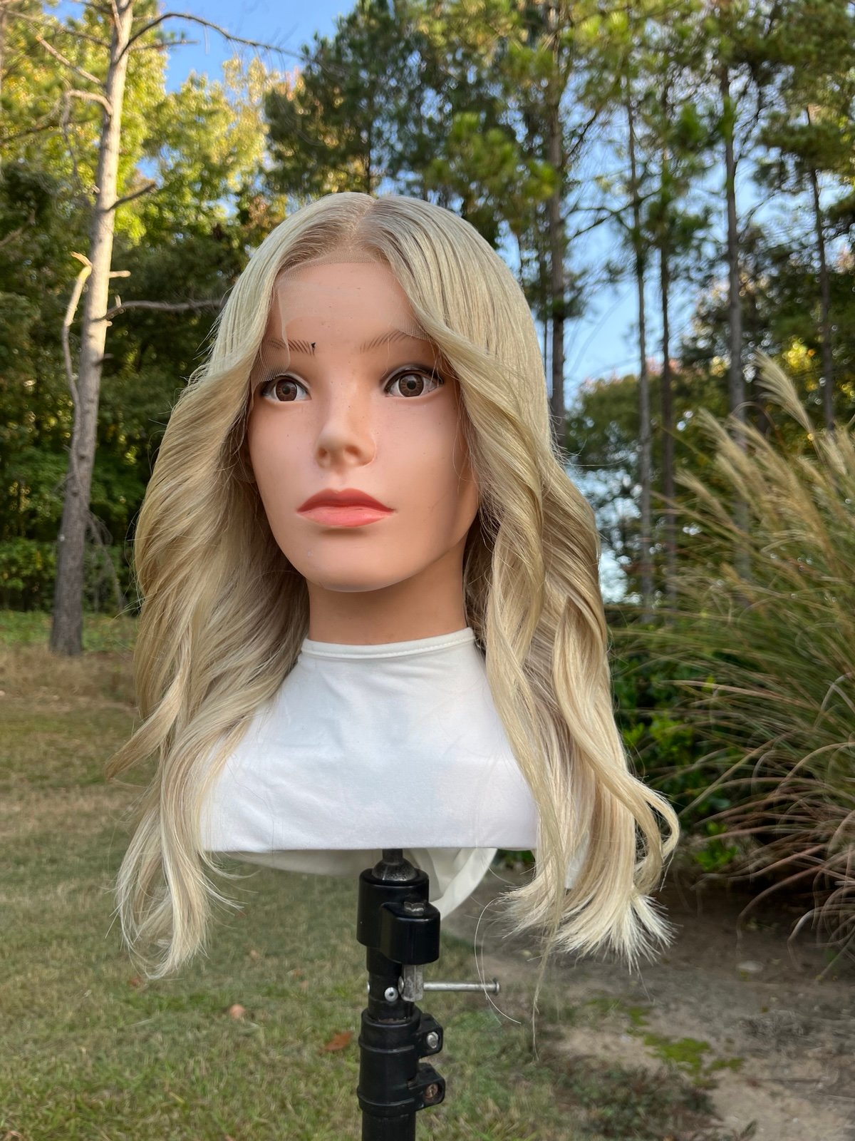 Jewish wig sheitel European blonde hair wig
