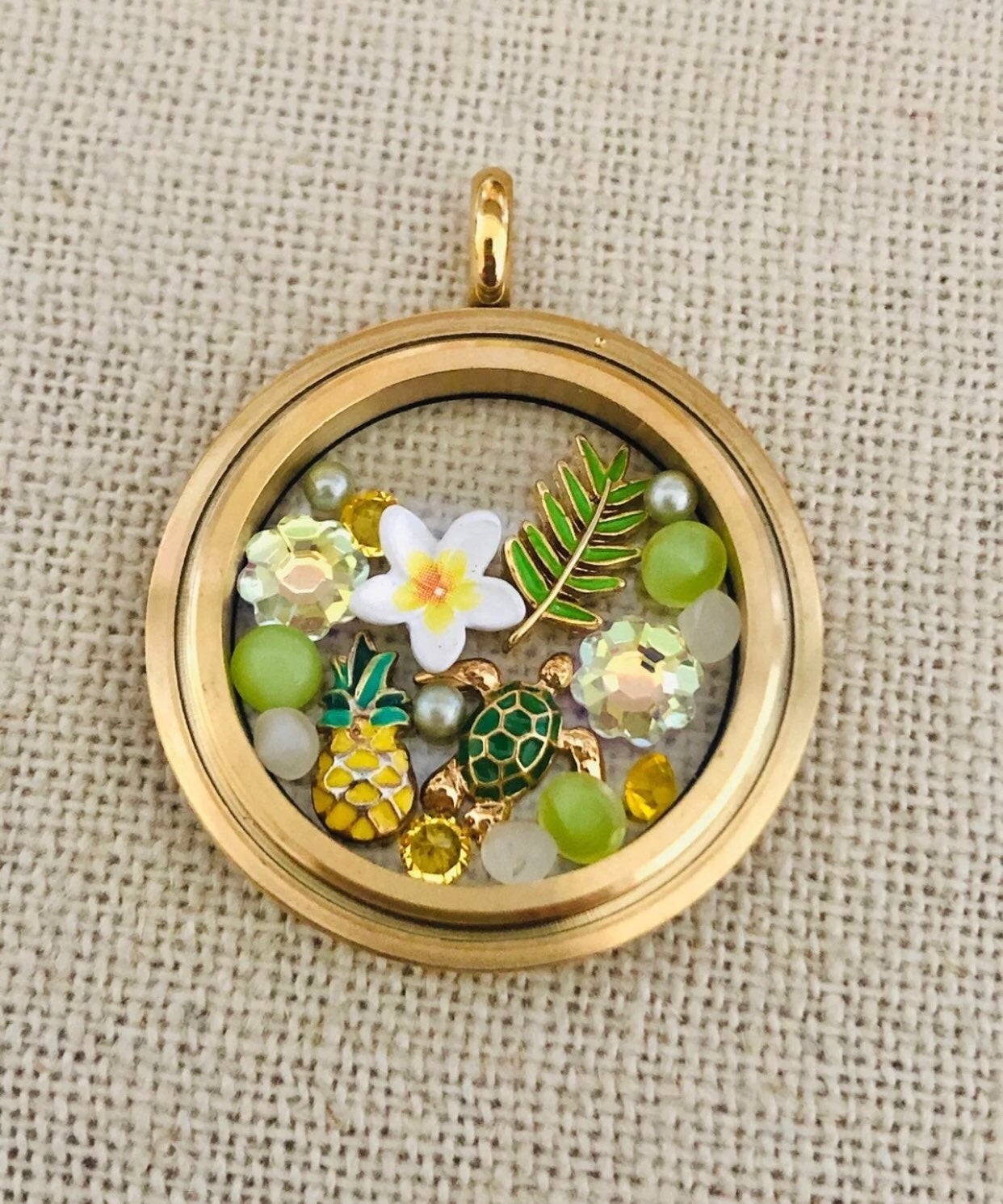 Hawaiian Dream Origami Owl charm set