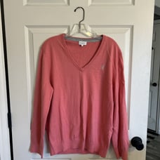 Vicomte A. Sweater Men’s Cotton Cashmere France Pink Sweater Size 44 XL