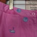 Pink Lily Pulitzer whale and shell cotton capris