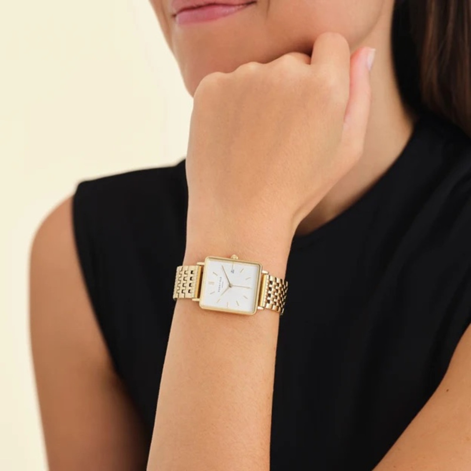 New Rosefield Gold Boxy Watch