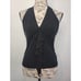 Bebe Vintage Y2K Babydoll Halter Feminine Top Sz Large Ruffles Black USA NEW