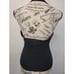 Bebe Vintage Y2K Babydoll Halter Feminine Top Sz Large Ruffles Black USA NEW