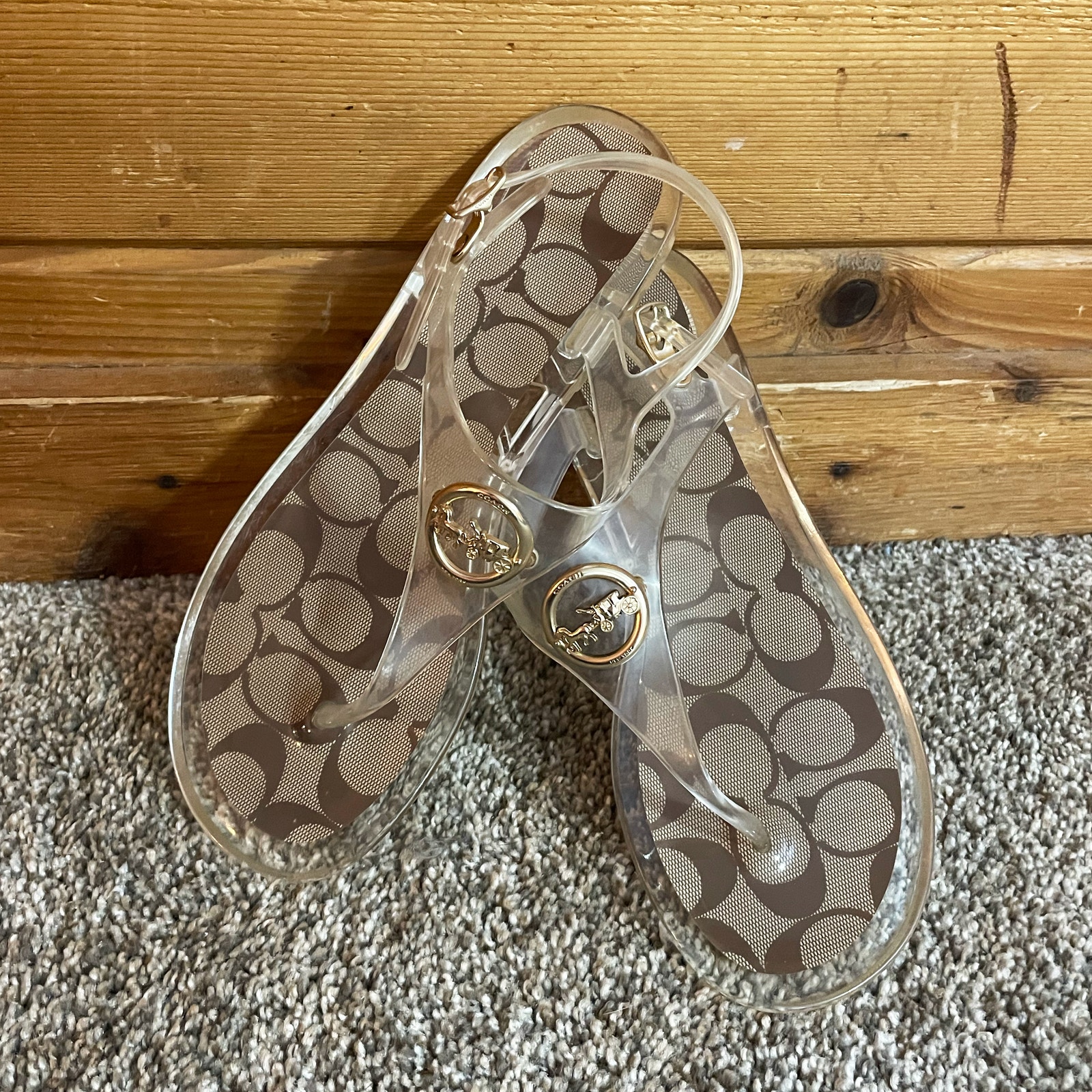 Coach Nicolle Jelly Sandals Size 7