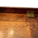 Vintage Wood Lap Desk Foldable Travel Portable Leather Handle Sliding Bar