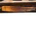 Vintage Wood Lap Desk Foldable Travel Portable Leather Handle Sliding Bar