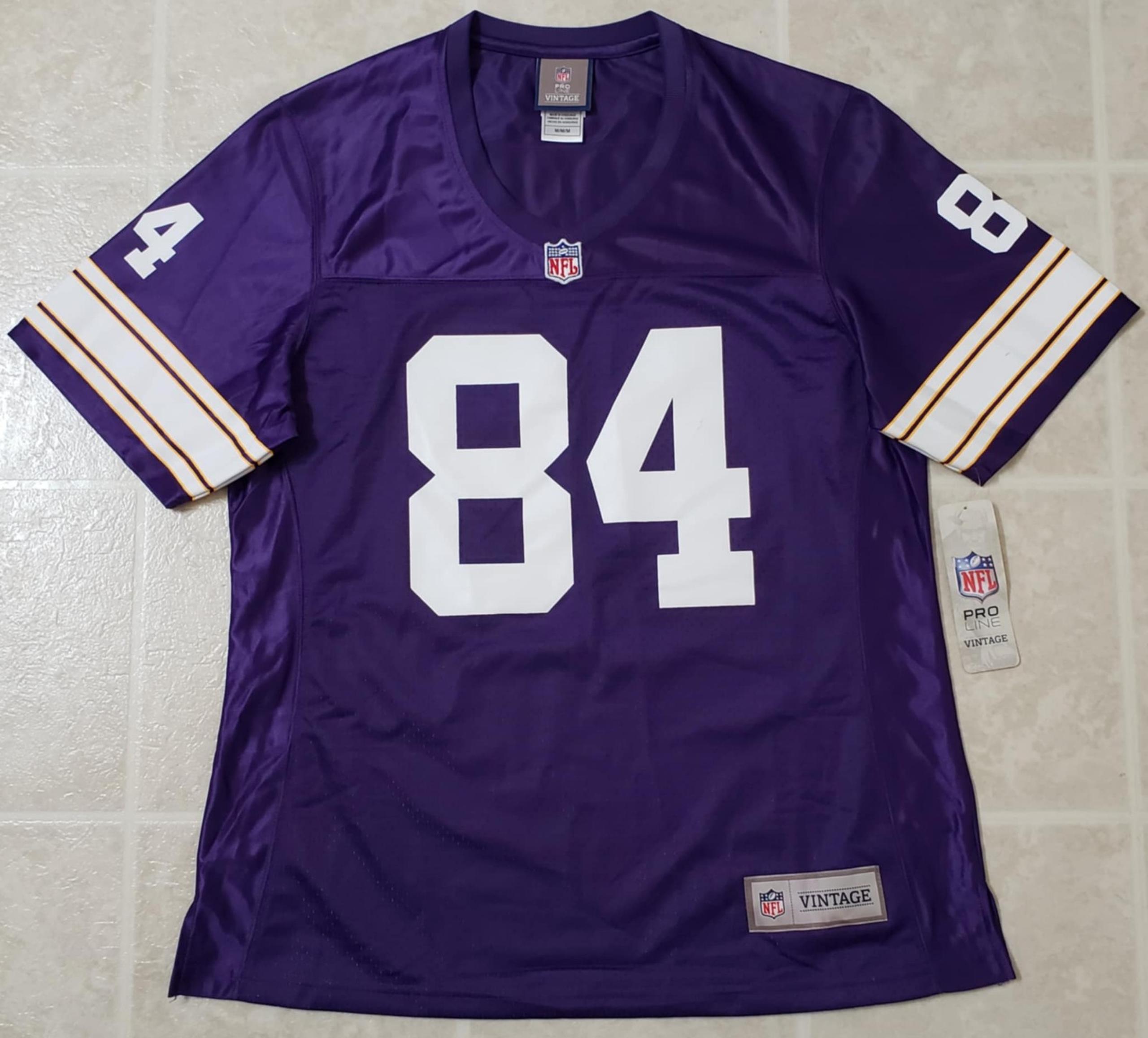 NFL PRO LINE Women's Randy Moss Purple Minnesota Vikings Retired Player Jersey