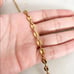 20 Womens 14K Gold Chain Link Necklace 14 Karat Ladies Silver Jewelry 20 inch