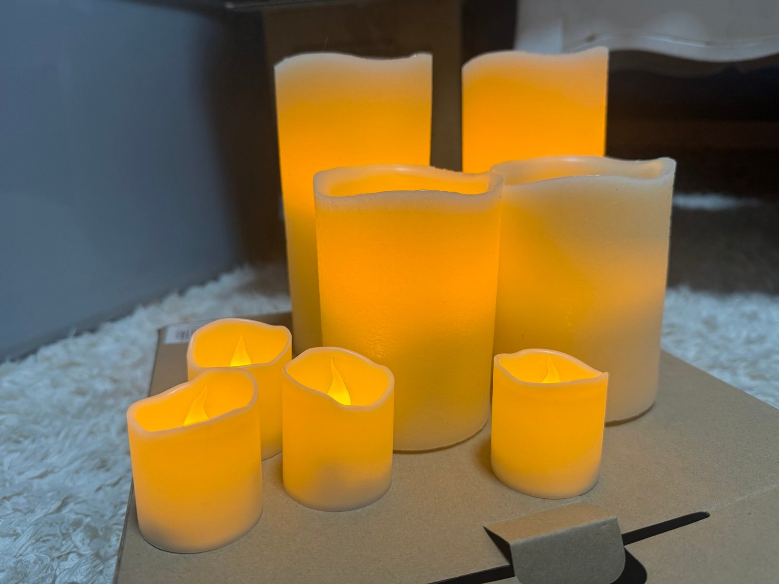 Remote control flicker candles - 16 total