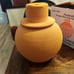 Vintage Terracotta Jack-o-lantern Red Clay Pot