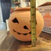 Vintage Terracotta Jack-o-lantern Red Clay Pot