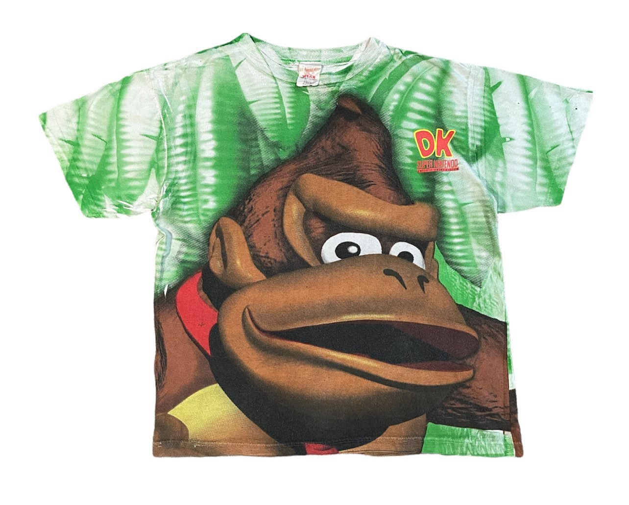Vintage all over print Donkey Kong country shirt