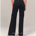 NWT Abercrombie & Fitch High Rise 90s Relaxed Jean with Vented Hem Size: 35
