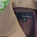 Poleci tan & brown suit jacket with ribbon details size 6