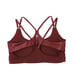 FABLETICS Principal Motion365+ Low Impact Bra 3X Merlot Shine Faux Leather B54
